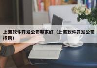 上海軟件開發(fā)公司哪家好（上海軟件開發(fā)公司招聘）