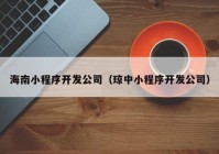 海南小程序開發(fā)公司（瓊中小程序開發(fā)公司）