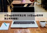 小型app軟件開發(fā)公司（小型app軟件開發(fā)公司有哪些）