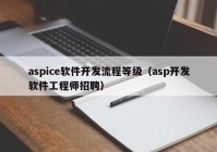 aspice軟件開發(fā)流程等級(jí)（asp開發(fā)軟件工程師招聘）