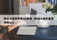 微信小程序開發(fā)api調(diào)用（微信小程序直接調(diào)用api）